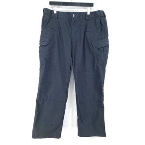 5.11 Tactical Utility Pants Mens Size 42x29 Black Polyester Blend High-Rise